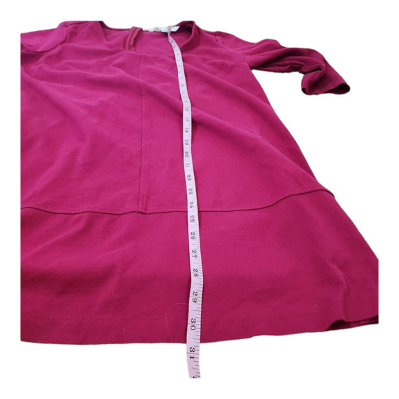 The Nines by Hatch Vibrant Pink Fuchsia Maternity Dress women's size medium - Picture 6 of 6